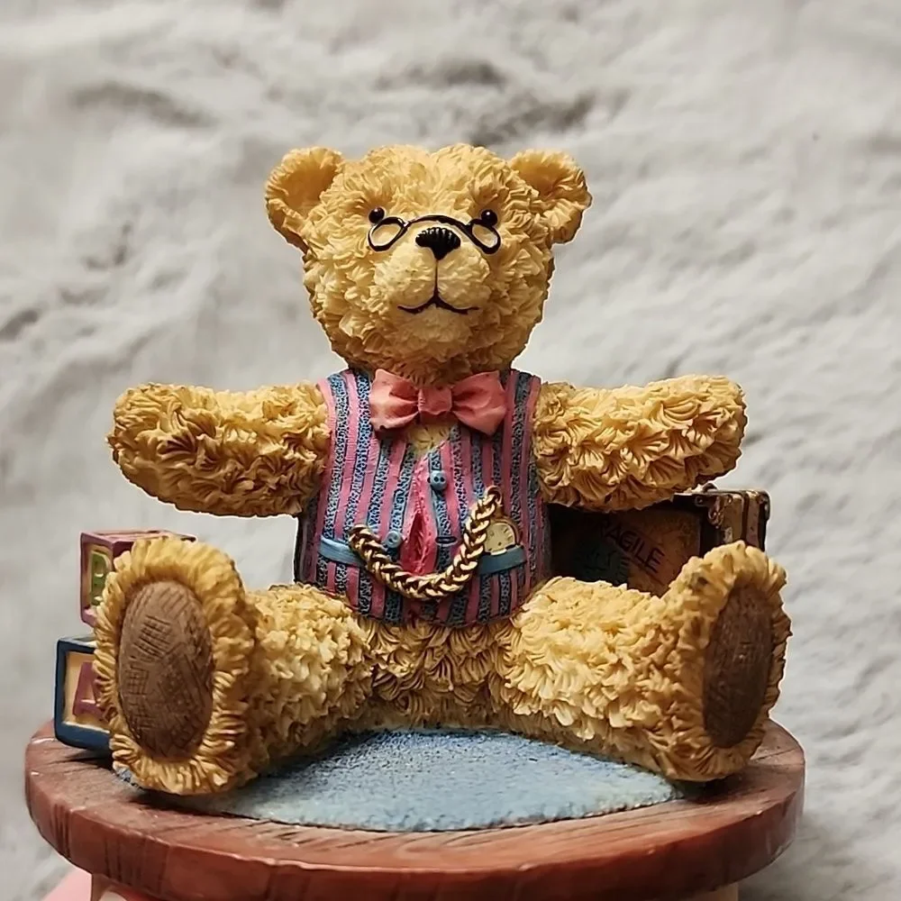 Candle Jar Topper Bear from Our‎ American Gift Company